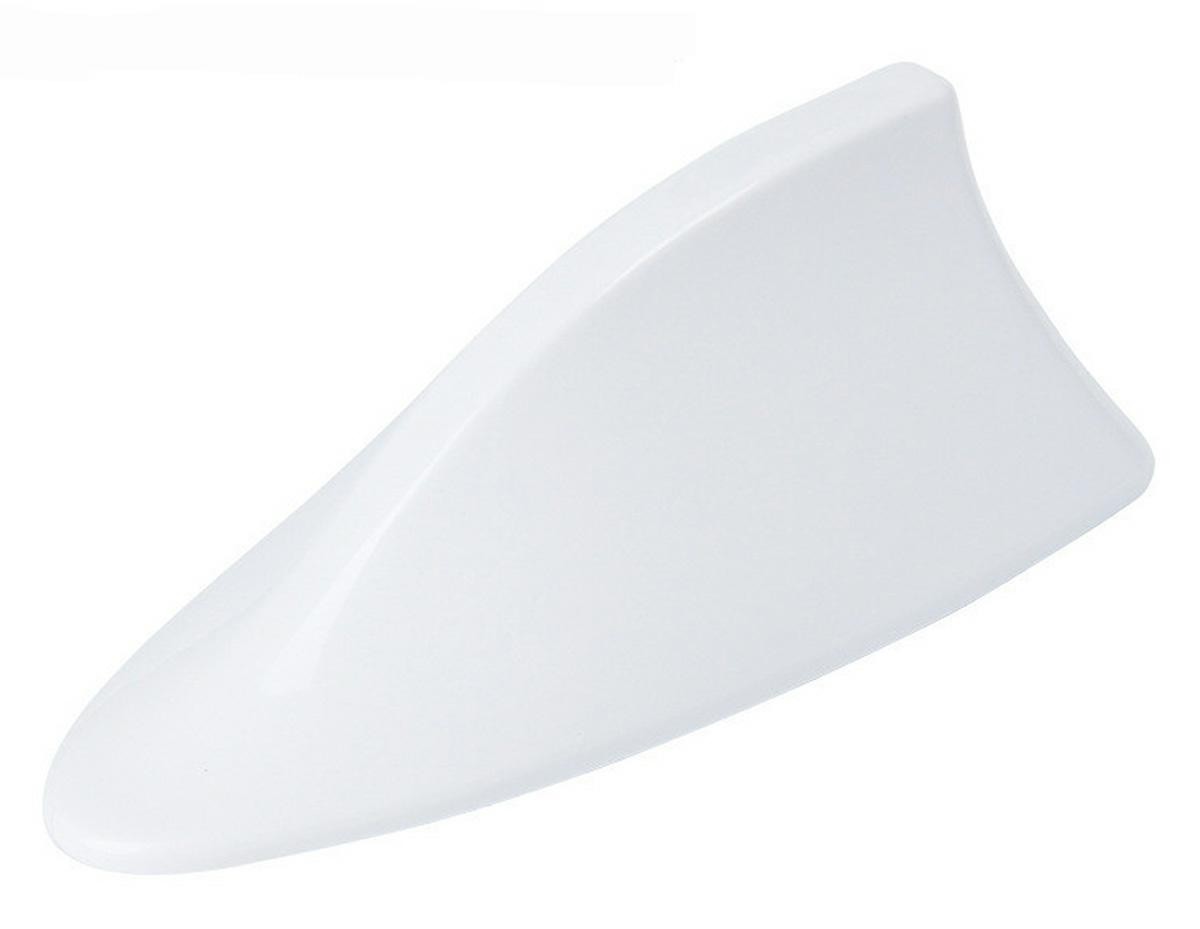 Antena auto AM/FM shark tail, prindere autoadeziva, 17 x 7,5 x 6,5cm, alb - imagine 4